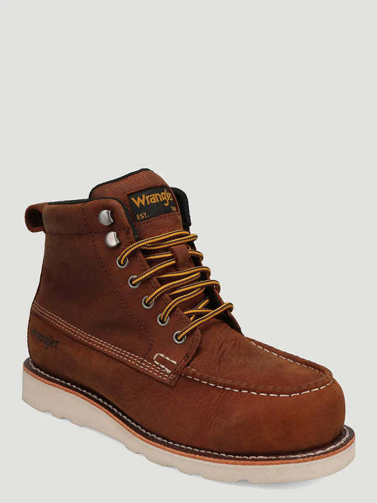 Men's Thatcher Steel-Toe Work Boot in Saddle Tan