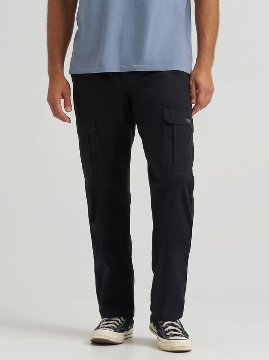 Wrangler® Men's Five Star Premium Relaxed Fit Flex Cargo Pant in Black