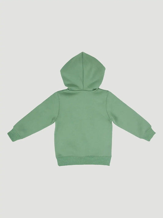 Wrangler Toddler Boy's Graphic Hoodie in Desert Green