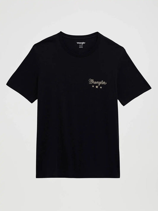 Vaquero Heritage Graphic T-Shirt in Jet Black