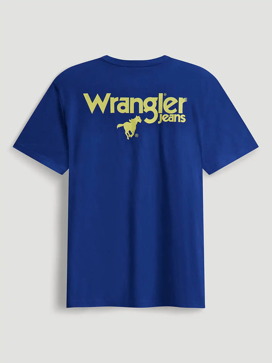 Horse Wrangler Back Graphic T-Shirt in Limoges