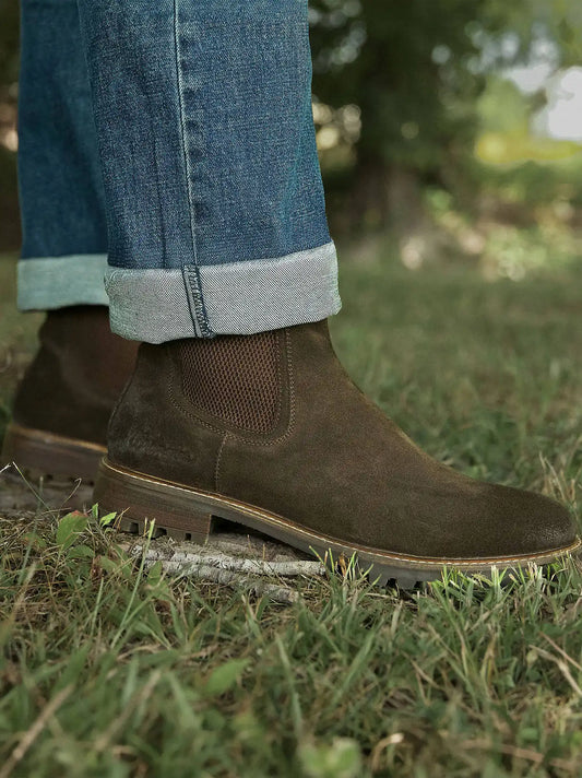 Men's Jaxon Chelsea Boot in Dark Brown