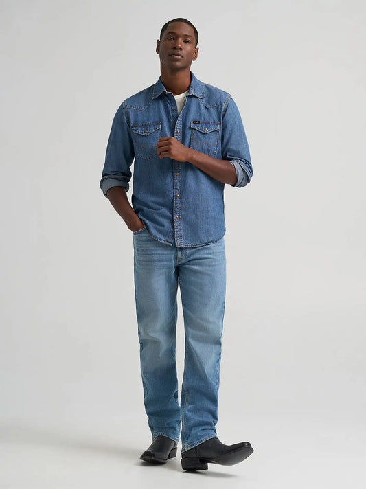 Men's Regular Fit Flex Jean in Light Wash