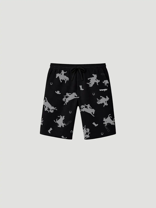 Men's Sleep Shorts (2-Pack) in Black/Grey