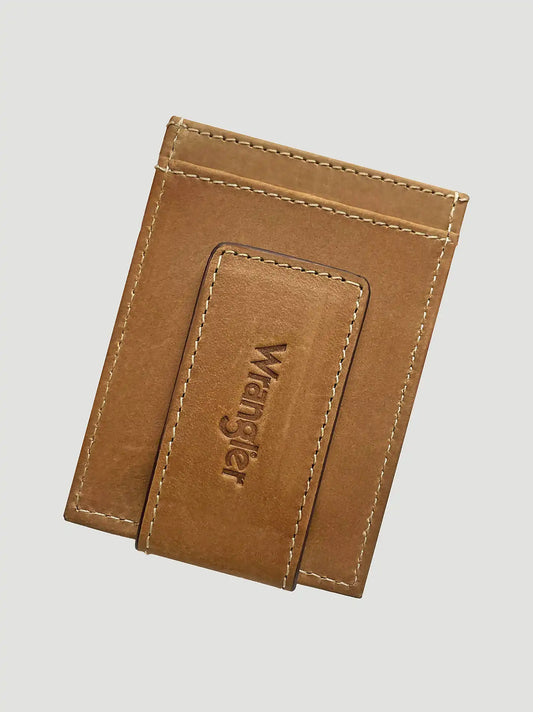 Boot Stitch Magnetic Money Clip:Tan:One Size
