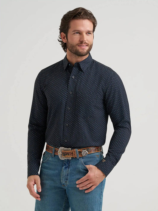 Men's Cody Johnson Performance Button Down Shirt in D Spots
