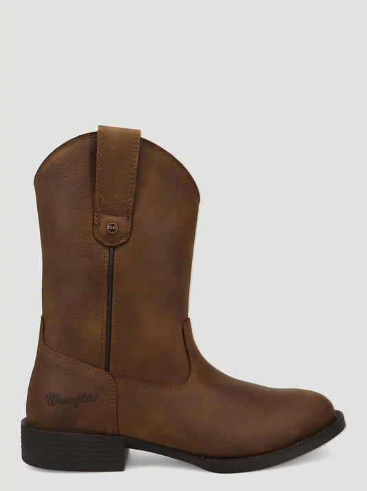 Men's Flint Roper Western Boot in Tobacco Brown