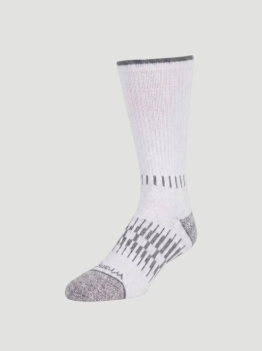 Wrangler RIGGS Workwear Tough Flex Crew Sock 6 Pack:Classic:One Size