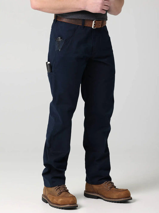 Wrangler Workwear Relaxed Straight Pant in Dark Sapphire