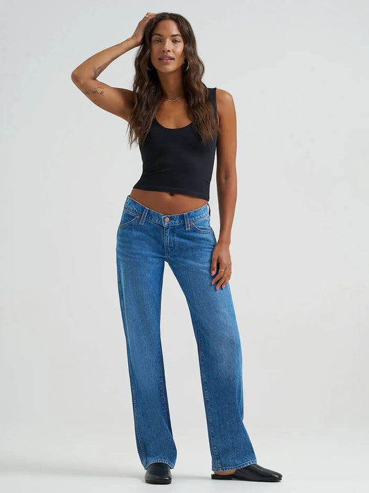 Women's Low Rise Cowboy Jean in Lasso Lagoon