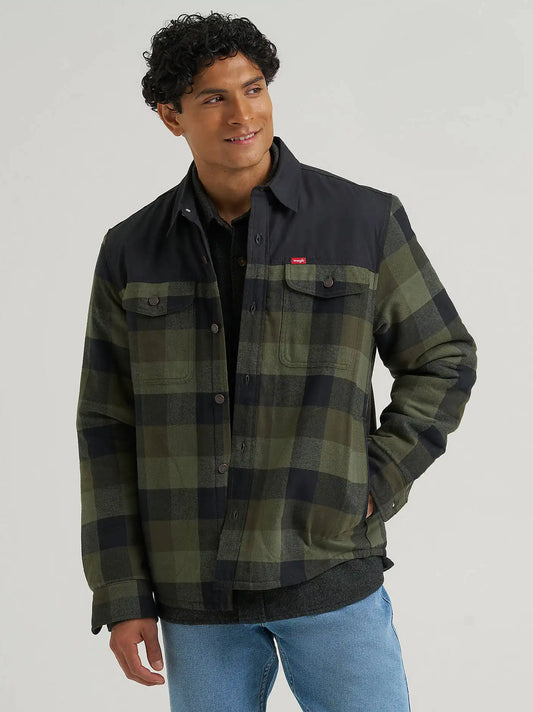 Men's Frontier Heavyweight Shirt Jacket in Forest Night