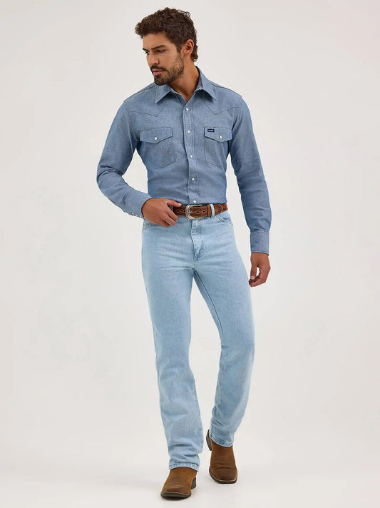 Wrangler® Cowboy Cut® Slim Fit Jean in Bleach