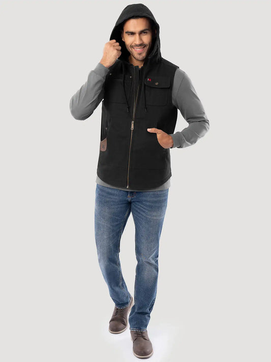 Men's RIGGS Workwear® Hooded Vest in Black