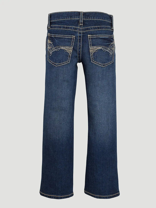 Boy's Wrangler® 20X® Vintage Bootcut Slim Fit Jean (8-20) in Midland