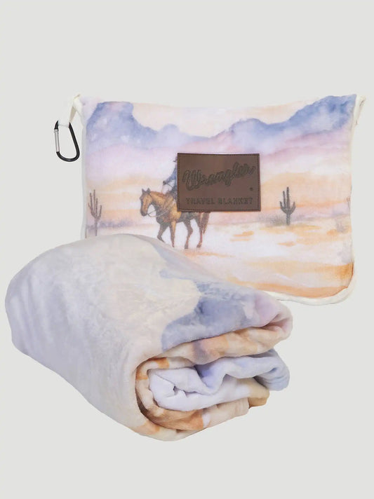 Wrangler Travel Blanket:Multi:One Size