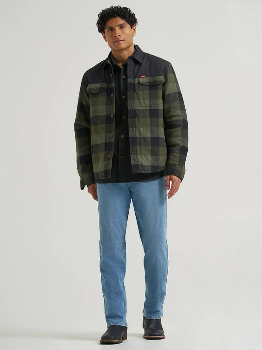 Men's Frontier Heavyweight Shirt Jacket in Forest Night