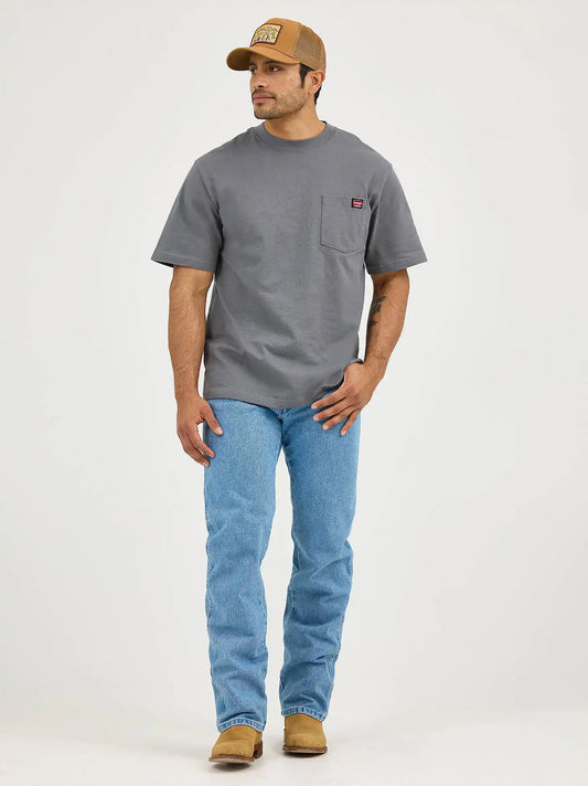 Men's Workwear Pocket T-Shirt in Charcoal
