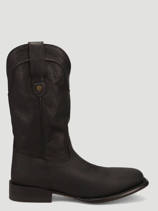 Men's Montana Square-Toe Western Boot in Black