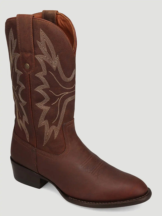 Men's Kearney Round-Toe Western Boot in Bridle Brown