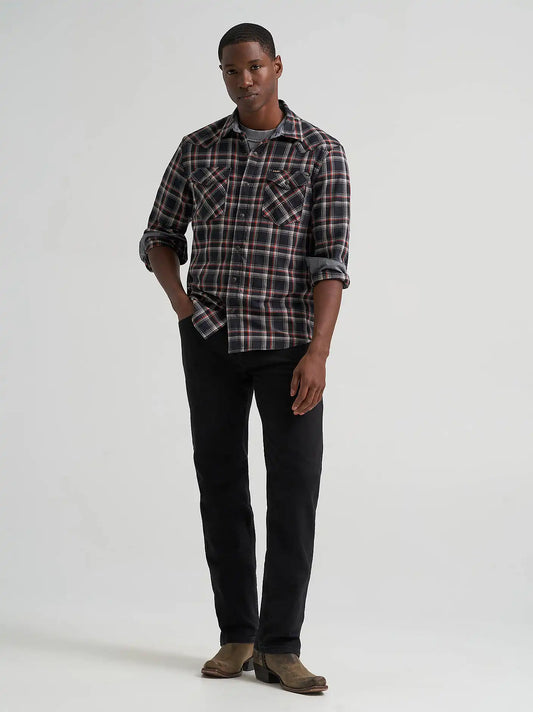 Men's Regular Fit Flex Jean in Black