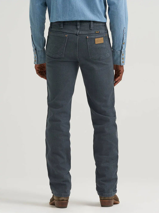 Wrangler® Cowboy Cut® Slim Fit Jean in Charcoal Gray