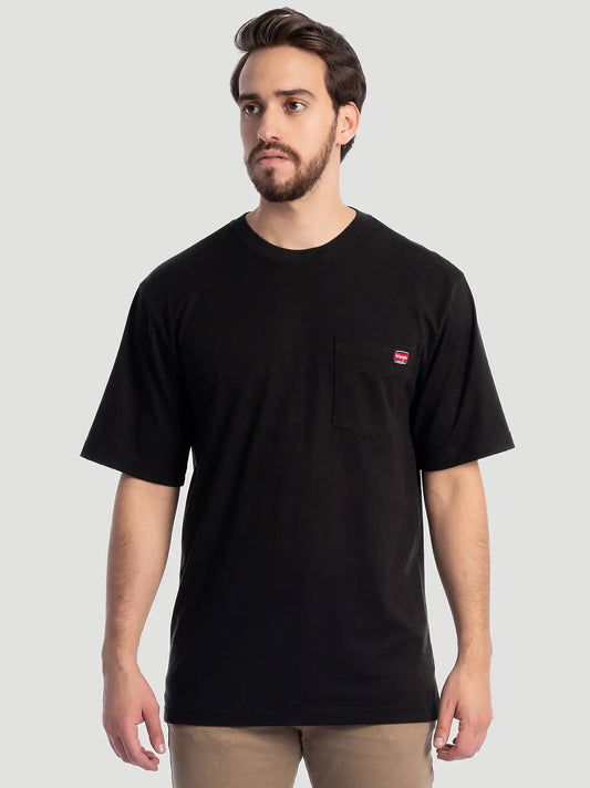 Men's Workwear Pocket T-Shirt in Black