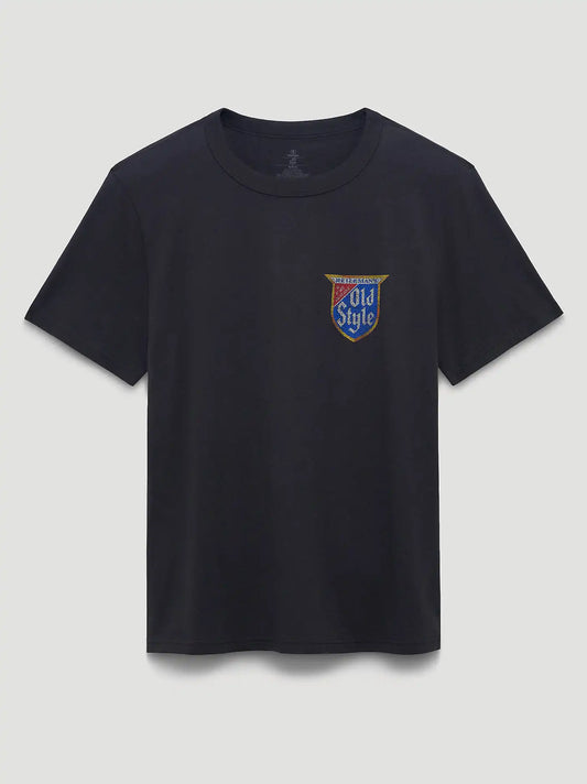 Heileman's Old Style Shield Back Graphic T-Shirt in Phantom