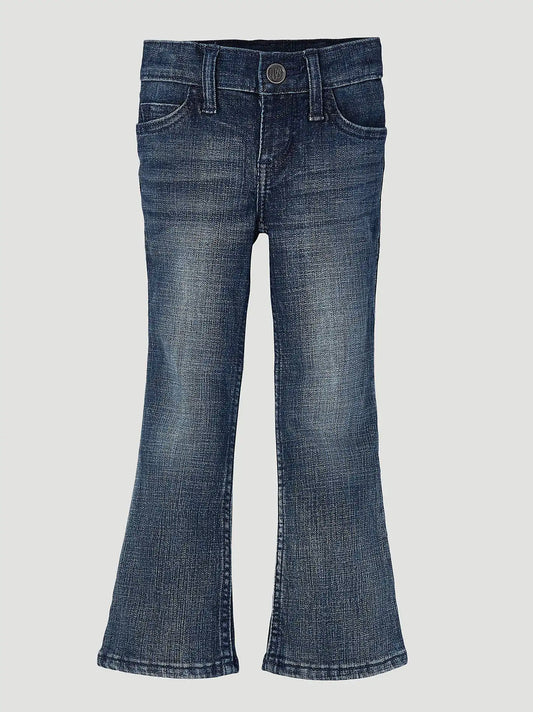 Girl's Wrangler® Premium Patch® Jean (4-14) in Mid Blue