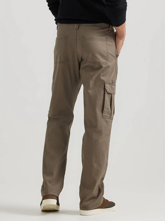 Wrangler® Men's Comfort Flex Waist Cargo Pant in Breen