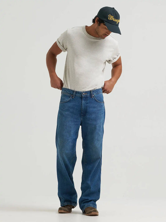 Men's Loose Straight Jean in Retro Blue