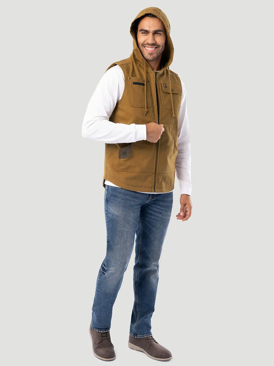 Men's RIGGS Workwear® Hooded Vest in Duck Brown