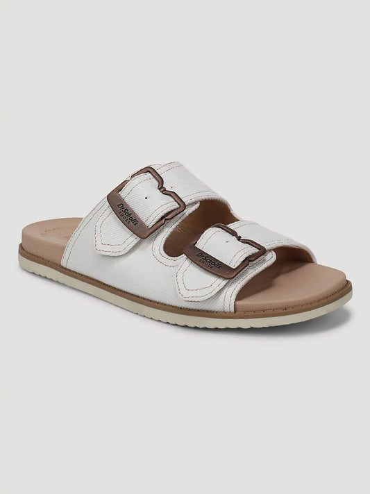 Dr. Scholl's x Wrangler Slide Sandal in White