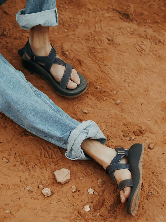 Chaco x Wrangler Men's Z1 Classic Sandal in 47 Dark Wash