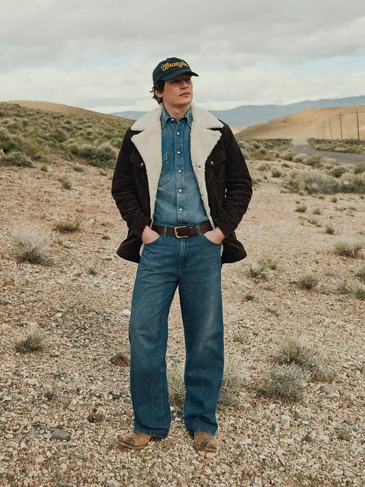 Men's Loose Straight Jean in Retro Blue