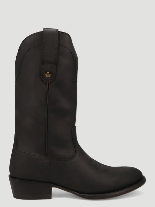 Men's Keenan Round-Toe Western Boot in Black