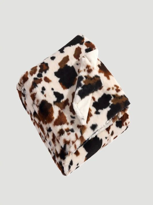 Wrangler Homestead Printed Throw:Brown/White:One Size
