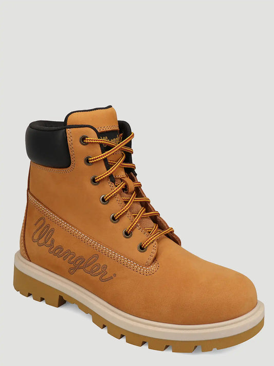 Men's Axel Steel-Toe Lace-Up Work Boot in Tan