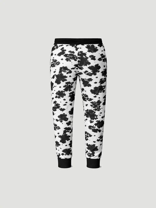 Men's Sleep Jogger in Black/White