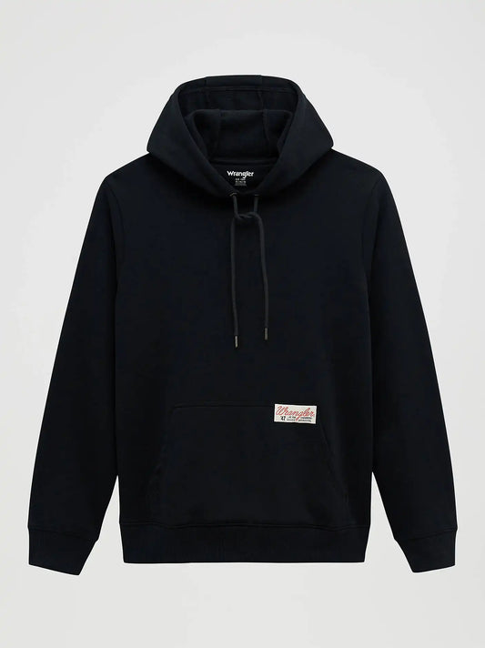 Fit For Champions Pullover Hoodie in Jet Black