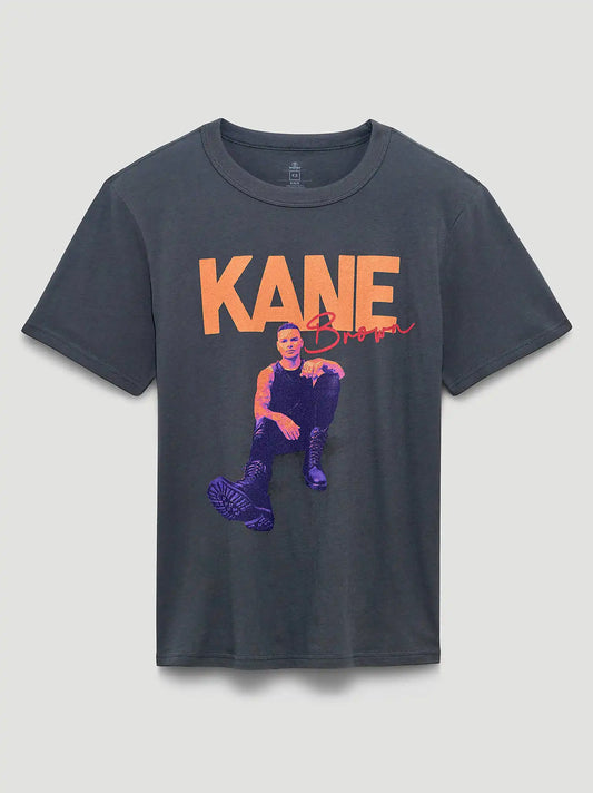 Kane Brown Combat Boot Graphic T-Shirt in Asphalt