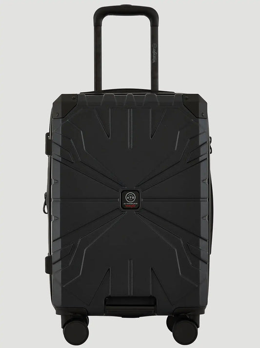 ATG 22 Inch Hardside Carry-On Luggage:Jet Black:One Size: