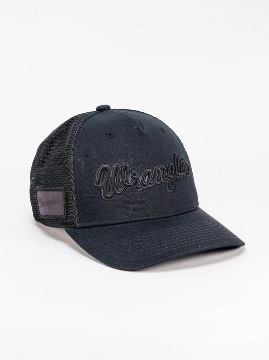 Logo Bill Stitch Baseball Cap:Black:One Size