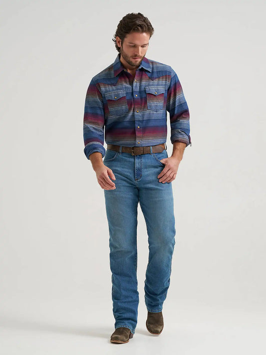 Men's Wrangler Retro® Relaxed Fit Bootcut Jean in Bowden