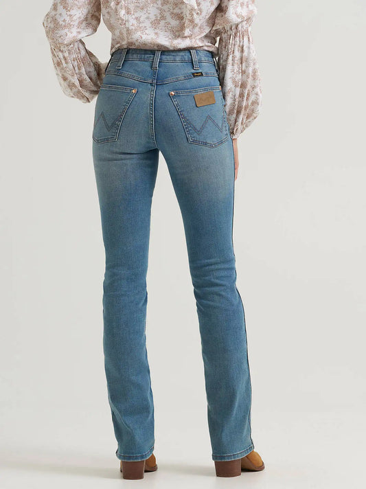 Lainey Wilson x Wrangler Baskin Blue Boot Huggers in Wrangler Blue Wash