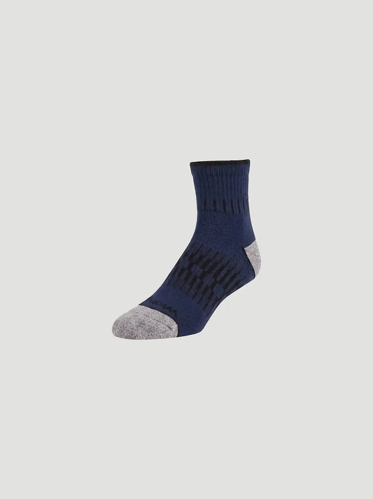 Wrangler RIGGS Workwear Tough Flex Quarter Sock 6 Pack:Dark:One Size