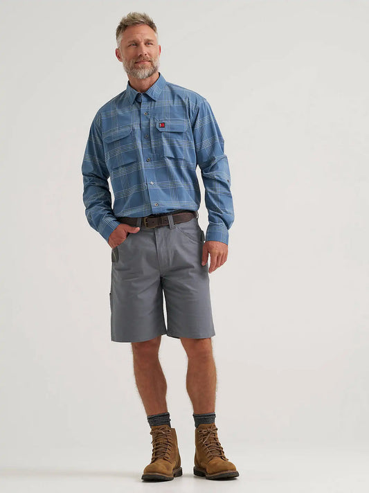 Wrangler® RIGGS Workwear® Performance Ripstop Technician Short in Grey