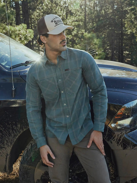 Wrangler ATG™ Men's Adventure 365 Shirt in Ombre Elmwood