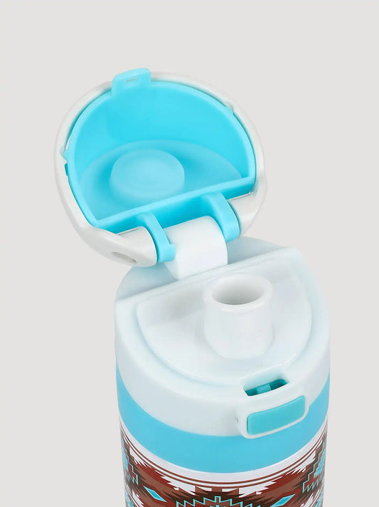 24 oz Water Bottles:Turq/Cow:One Size