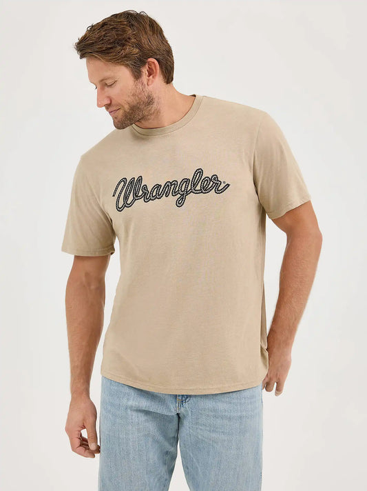 Men's Wrangler® Rope Logo T-Shirt in Trenchcoat