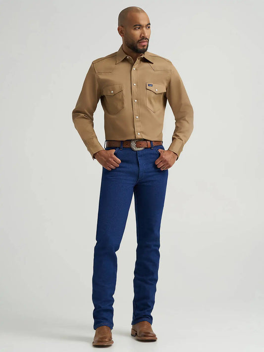 Wrangler® Cowboy Cut® Stretch Slim Fit Jean in Indigo Stretch